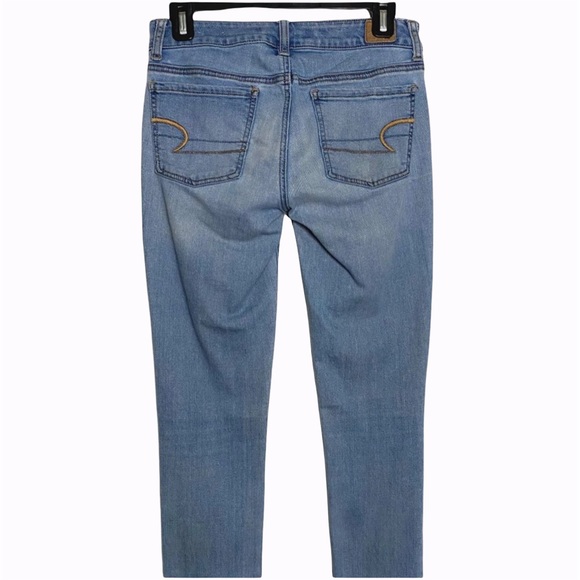 AE Light Wash X-LONG (Size 2) Jeggings - Picture 3 of 5